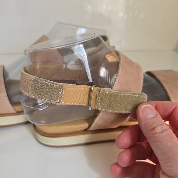 Nisolo Womens Go-To Flatform Sandals 7.5 Almond Strappy Casual Beachy Summer - Picture 9 of 11